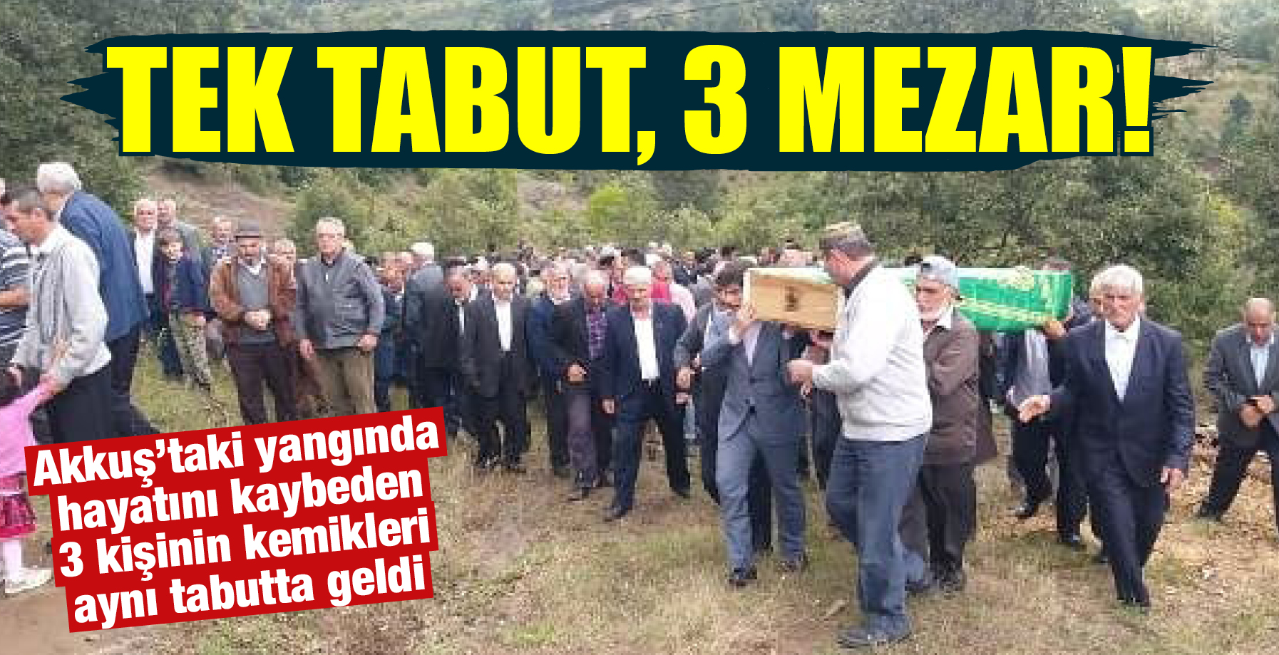 TEK TABUT, ÜÇ MEZAR!
